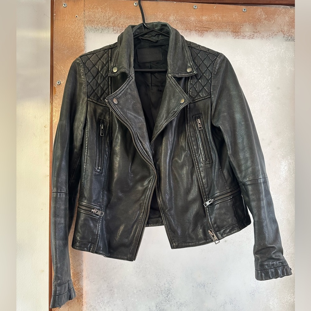 All Saints Leather Jacket, Women’s